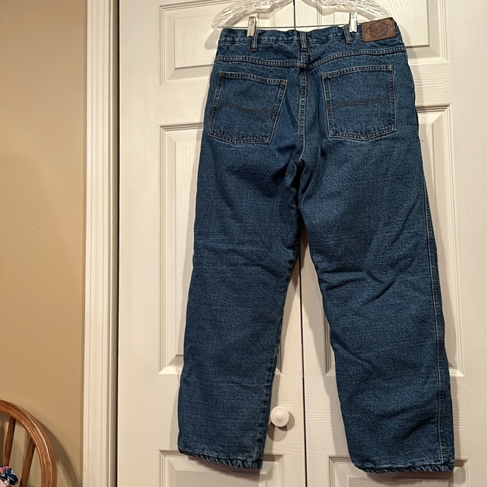 Guide Gear sz 34x30 Dual Layer, Red Thinsulate Insulation,  Lined Jeans. - Picture 7 of 12